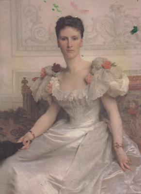Adolphe William Bouguereau Portrait of Madame la Comtesse de Cambaceres (mk26) oil painting picture